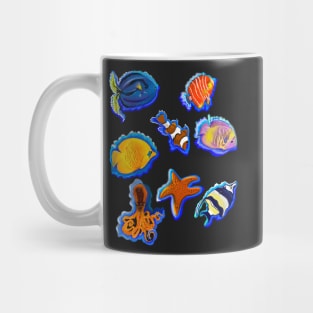 Best fishing gifts for fish lovers 2024 Tropical Octopus Star Fish Mug